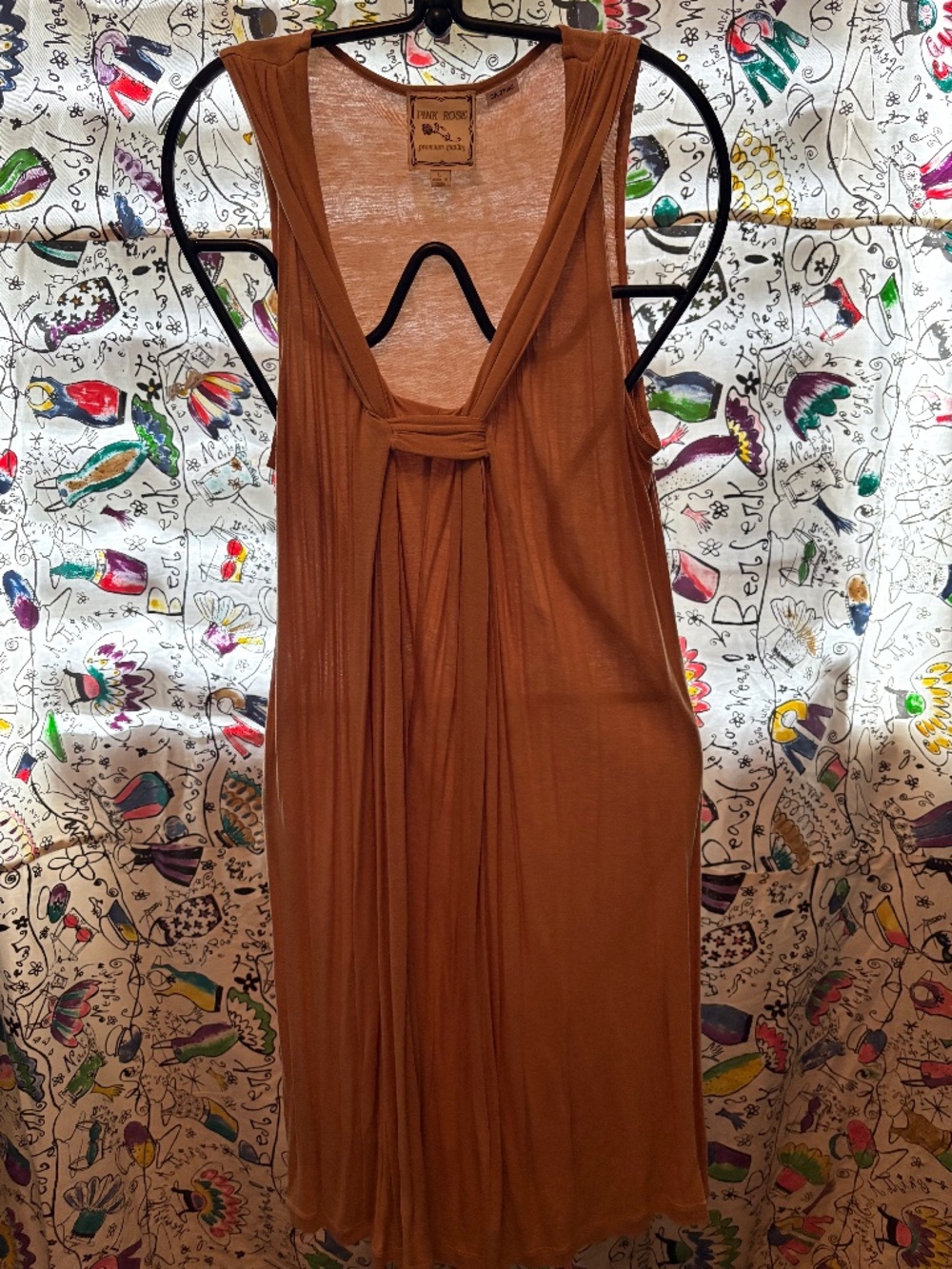 Pink Rose viscose sun dress